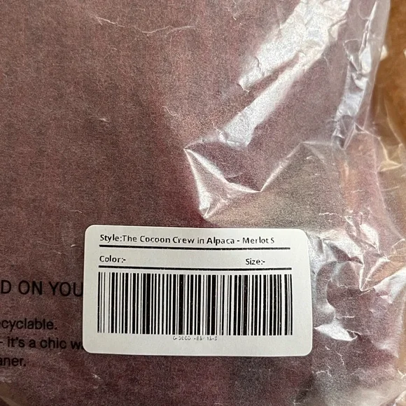 NWT Everlane Cocoon Crew in Alpaca - Picture 9 of 10